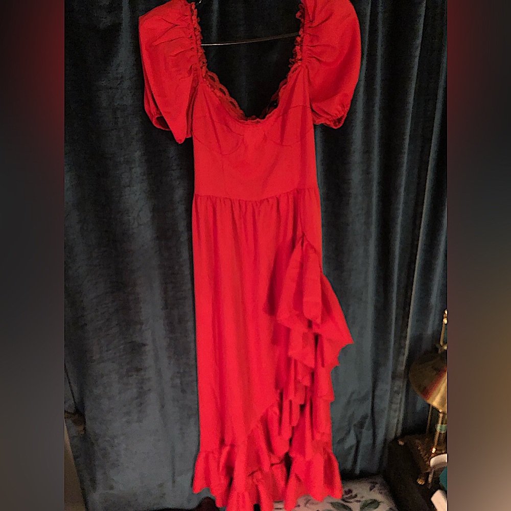CIDER• red dress / size Small 
MAKE AN OFFER